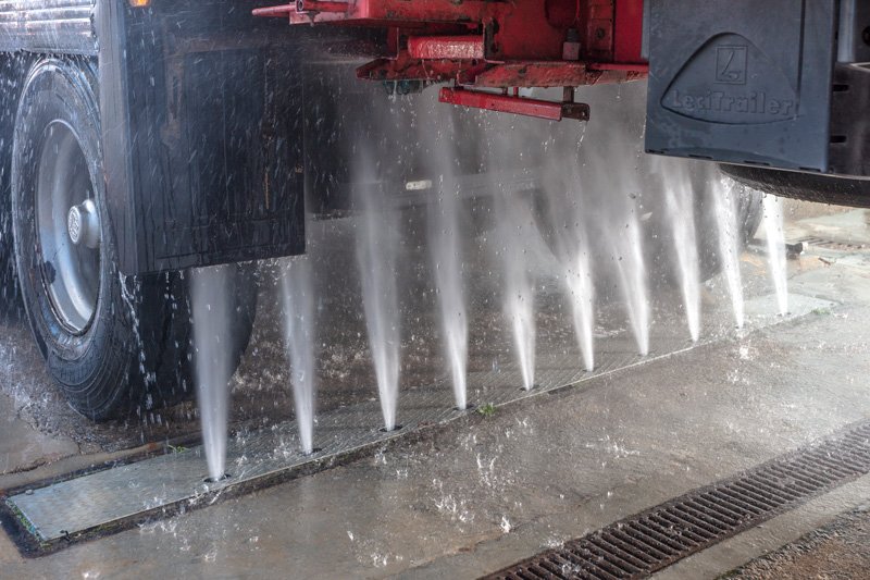 Truck and Bus High Pressure Under Chassis Wash Option